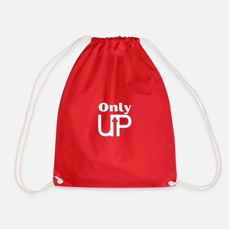 Only up white - Turnbeutel - Rot
