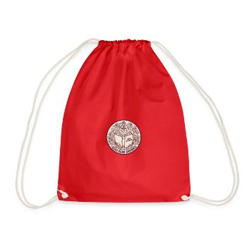 Dark Romance: Sword Rose Book - Drawstring Bag - red - Front