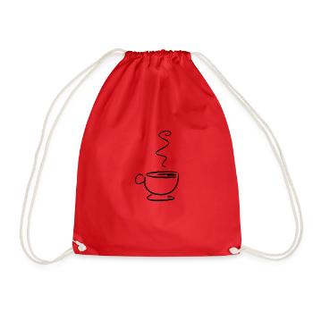Kaffee - Turnbeutel - Rot - Vorne
