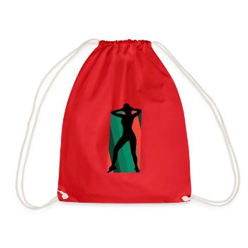 Aerobics Aerobics Exercise - Drawstring Bag - red - Front
