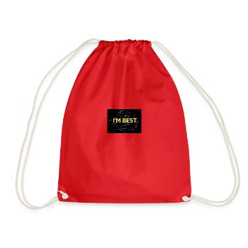 JE SUIS LE MEILLEUR - Sac de sport léger - rouge - Devant