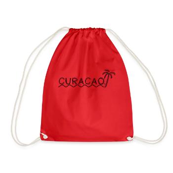 Curacao - Drawstring Bag - red - Front