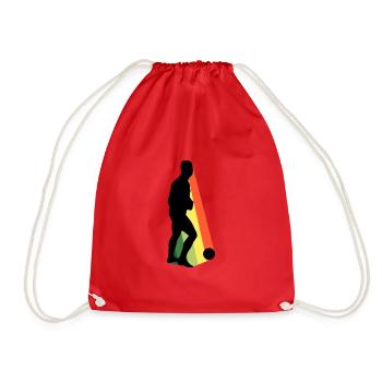 Futsal Players Futsal Team Futsal Team - Drawstring Bag - red - Front