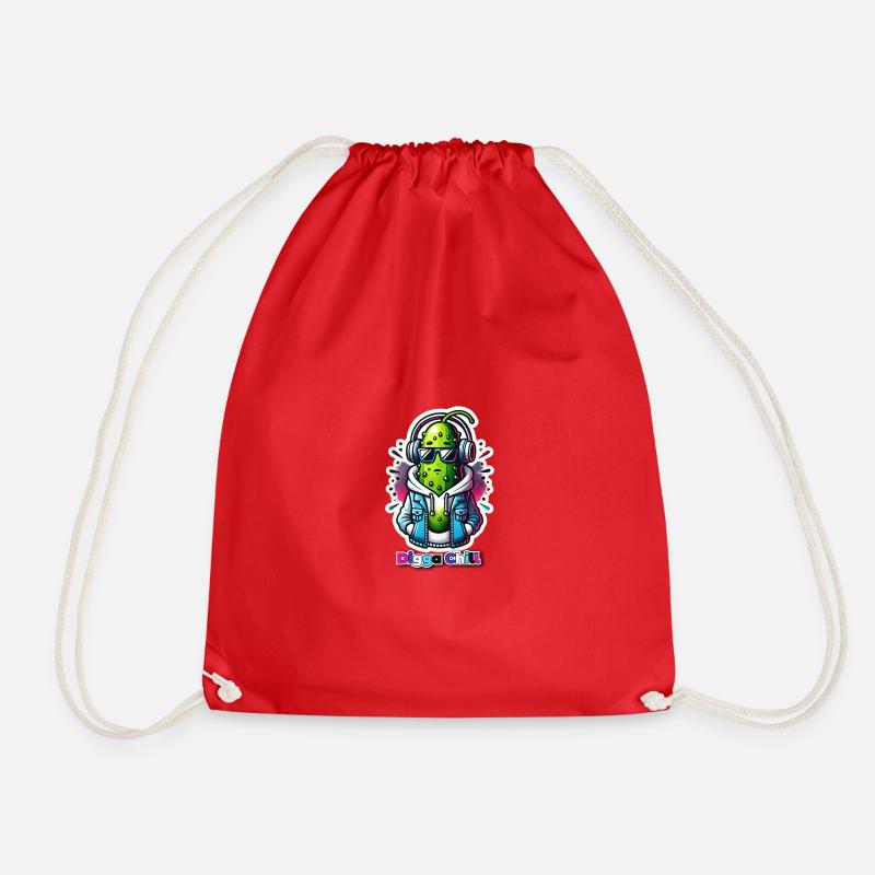 Digga Chill - Drawstring Bag - red