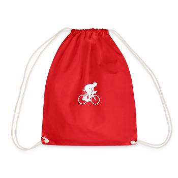 Vélo vélo vélo de course - Sac de sport léger - rouge - Devant