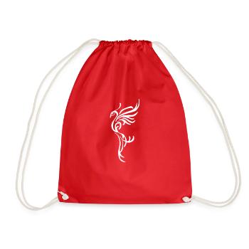 Phoenix - Drawstring Bag - red - Front