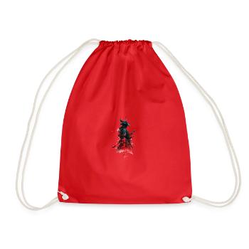 Samouraï Japon Guerrier Cadeau Asie Lune de sang - Sac de sport léger - rouge - Devant