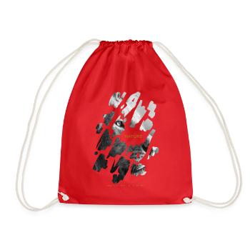 Nature - Drawstring Bag - red - Front