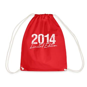 Birthday 2014 Limited Edition Gift Used Cool - Drawstring Bag - red - Front
