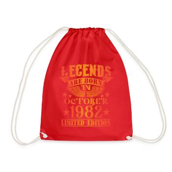Anniversaire Octobre 1982 Edition Limitée Millésime - Sac de sport léger - rouge - Devant