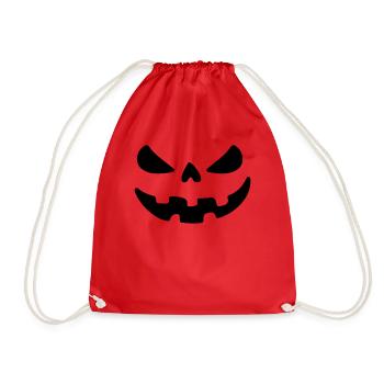 Citrouille de lanterne effrayante: costume d’Halloween - Sac de sport léger - rouge - Devant