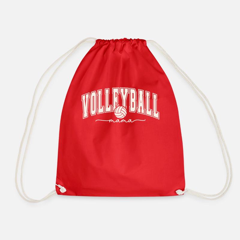 VOLLEYBALL MAMA - Turnbeutel - Rot