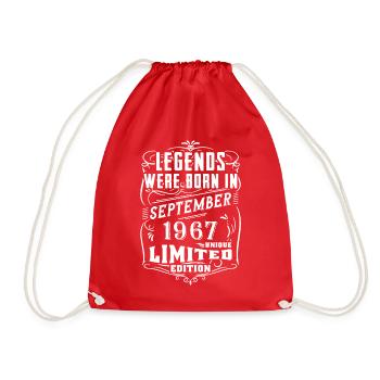Anniversaire Septembre 1967 Edition Limitée Légende - Sac de sport léger - rouge - Devant