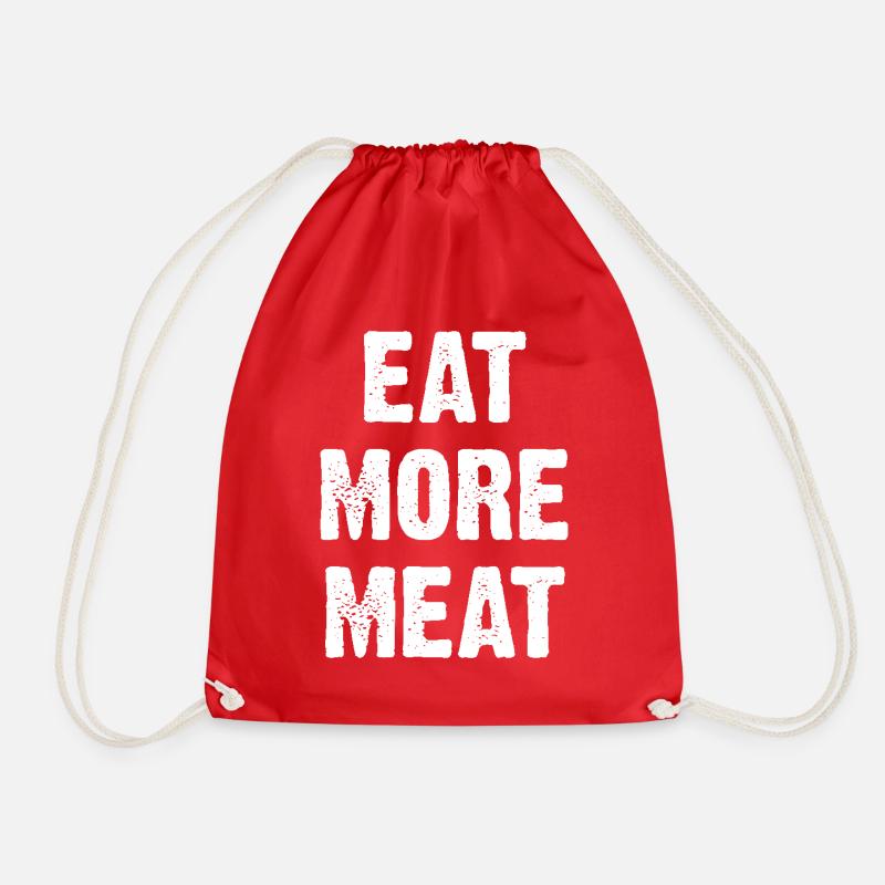 Eat More Meat - Turnbeutel - Rot