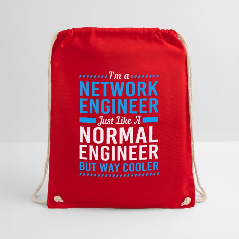 Network Computer Scientist Programmer Admin Drawstring Bag