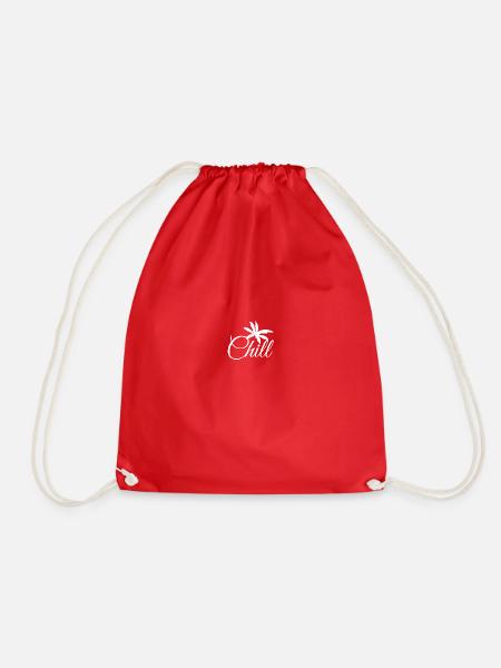 CHILL - Drawstring Bag - red