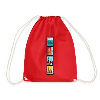 Cityscapes Hanover Set 04 - Sac de sport léger - rouge - Devant
