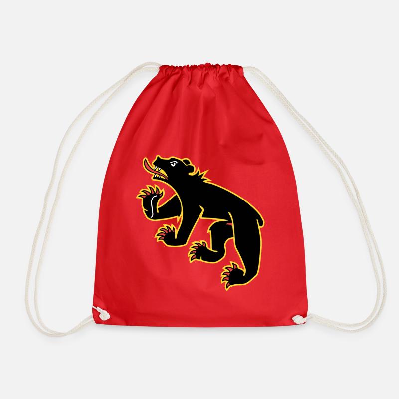 Drapeau de Berne - Sac de sport léger - rouge