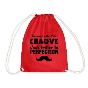 PASSER à Côté D'UN CHAUVE - Sac de sport léger - rouge - Devant
