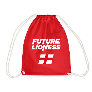 Future Lioness - Drawstring Bag - red - Front