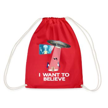 I WANT TO BELIEVE II - MACRON - Sac de sport léger - rouge - Dos