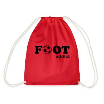 foot addict - Sac de sport léger - rouge - Dos