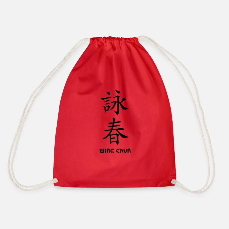 wing_chun1 - Turnbeutel - Rot