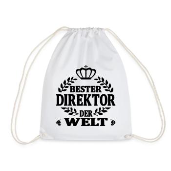 Bester direktor der welt - Turnbeutel - Weiß - Vorne