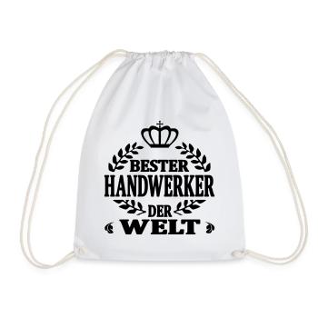 Bester handwerker der welt - Turnbeutel - Weiß - Vorne
