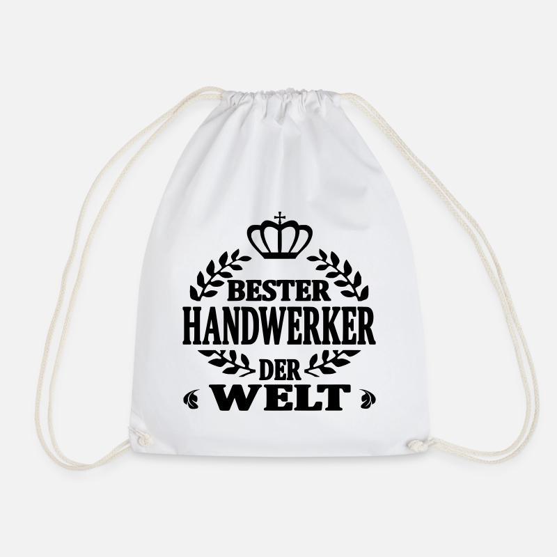 Bester handwerker der welt - Turnbeutel - Weiß