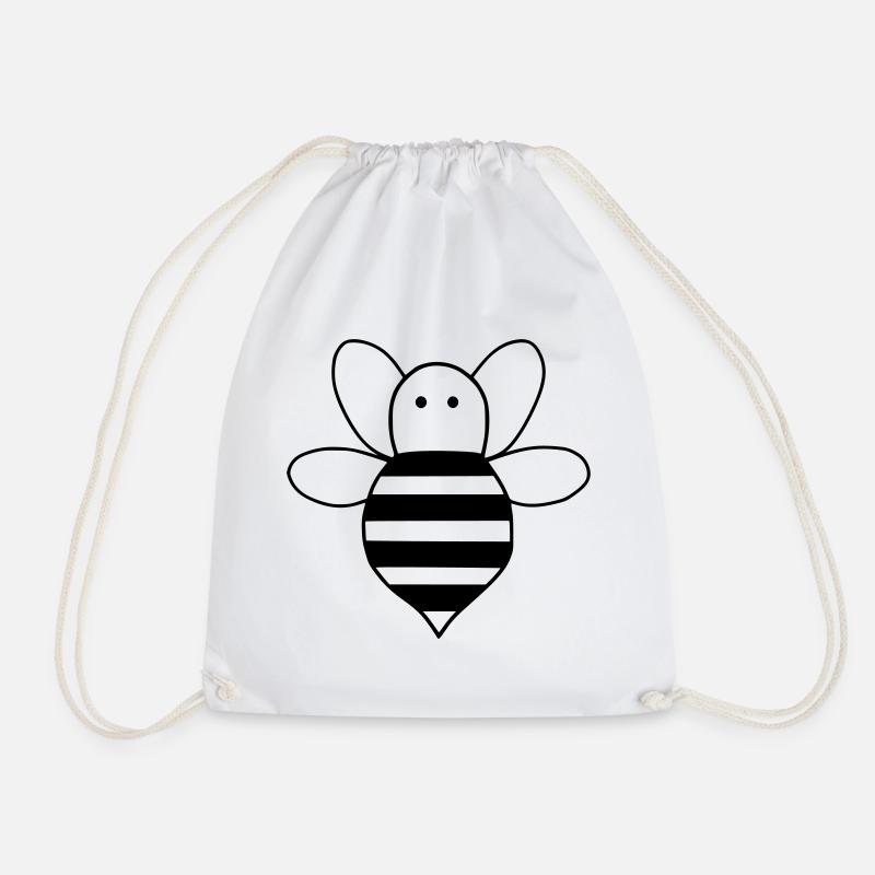 Bee Kind - Unterstütze die Bienen - Turnbeutel - Weiß
