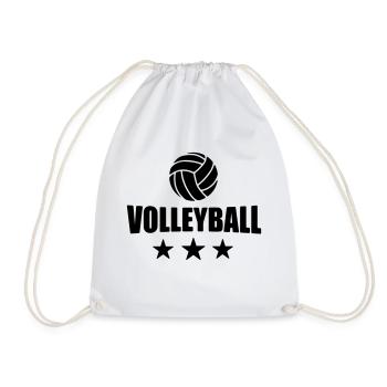 volley-ball T-shirt - chemise Volleyballl - équipe - Sac de sport léger - blanc - Devant