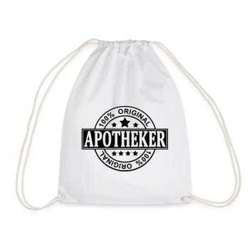 Apotheker - Turnbeutel - Weiß - Vorne