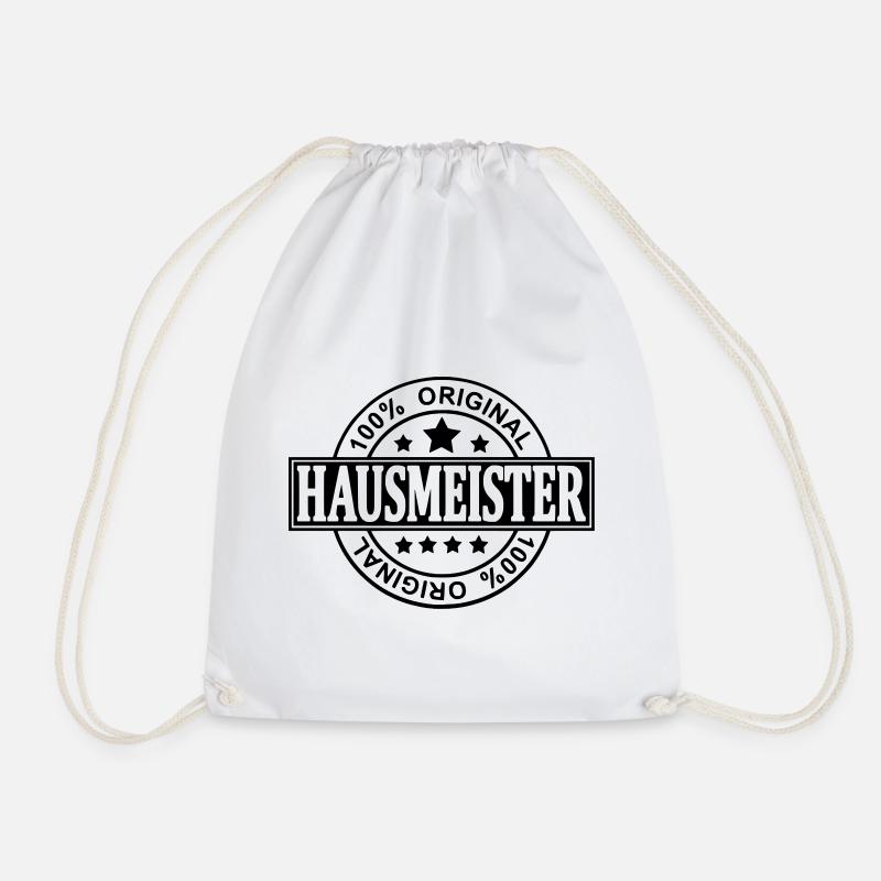 Hausmeister - Turnbeutel - Weiß