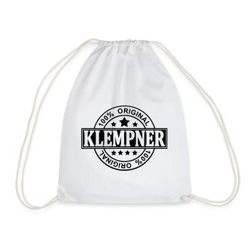Klempner - Turnbeutel - Weiß - Vorne