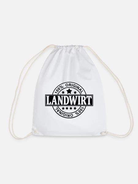 landwirt - Turnbeutel - Weiß