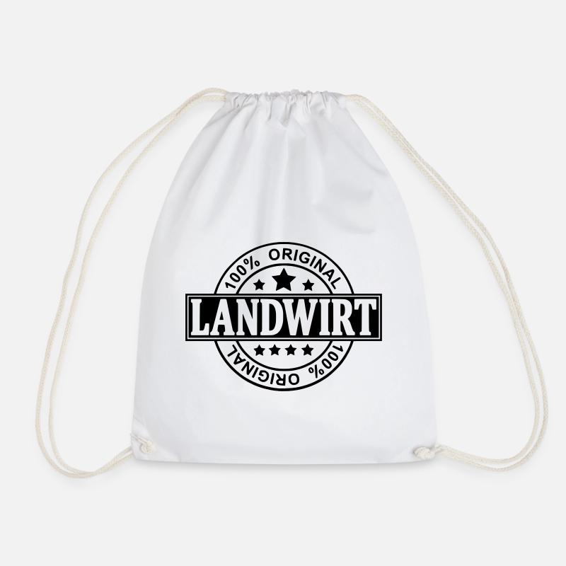 landwirt - Turnbeutel - Weiß