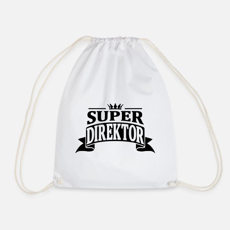 super direktor - Turnbeutel - Weiß