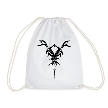 Scorpion Tribal Tattoo Style - Turnbeutel - Weiß - Vorne