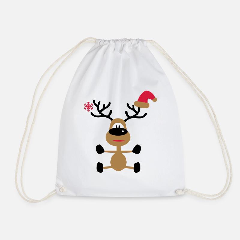 weihnachten - Turnbeutel - Weiß