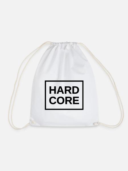 Hardcore Collection - Drawstring Bag - white