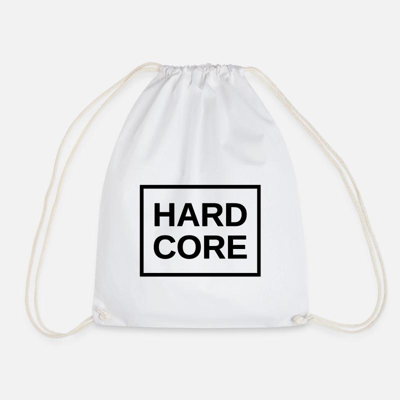 Hardcore-Kollektion - Turnbeutel - Weiß