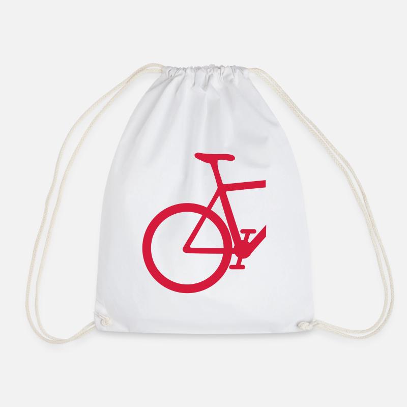 Vélo de route arrière - Sac de sport léger - blanc