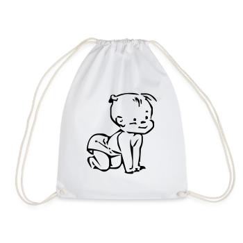 Baby - Turnbeutel - Weiß - Vorne