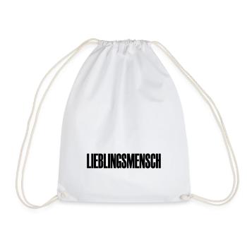 Lieblingsmensch - Turnbeutel - Weiß - Vorne