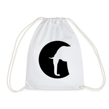 l'éléphant - Sac de sport léger - blanc - Devant