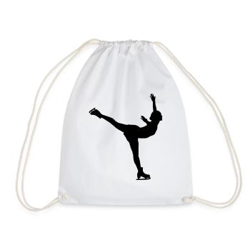 Figure skater - Turnbeutel - Weiß - Vorne