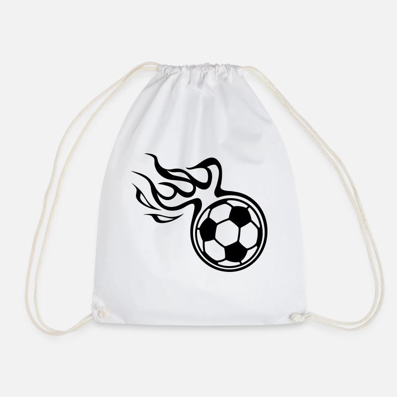 Football - Drawstring Bag - white