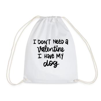 Valentine's Day Design for Couples - Drawstring Bag - white - Front
