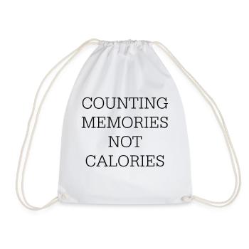 COUNTY MEMORIES NOT CALORIES - Sac de sport léger - blanc - Devant